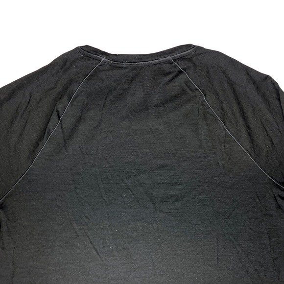 Smartwool Merino Wool Base Layer Top XL Black Long Sleeve EUC - Picture 6 of 7